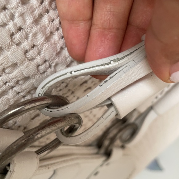 Christian Dior white leather double pocket purse - Picture 12 of 13